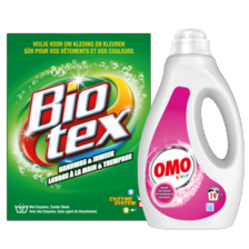 Omo of Biotex wasmiddel